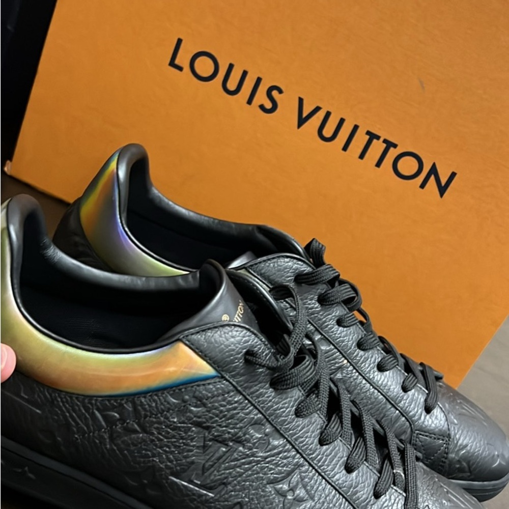 Louis Vuitton Iridescent Black Sneakers